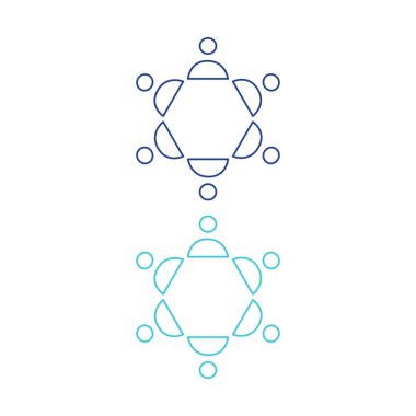 Mavi İnsanlar Çember İşareti, Sembol, Sanat, Logo 