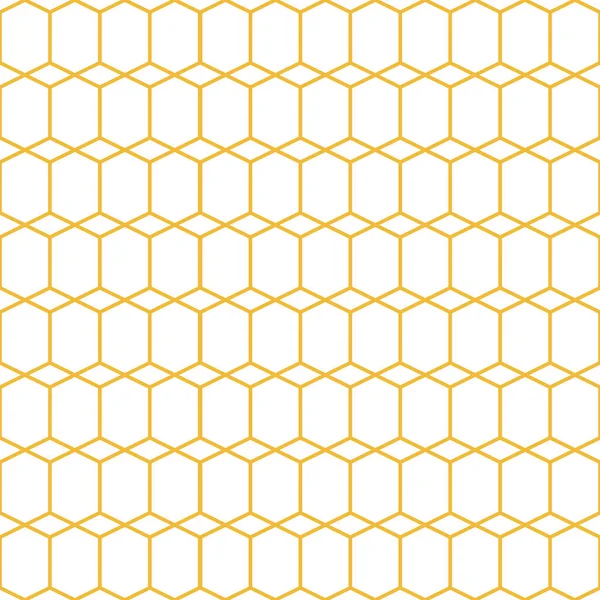 Oktagon Gold Textur Muster Hintergrund — Stockvektor