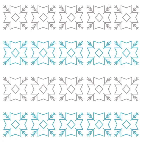 Снежинки Текстура Узор Фон Белый Серый Синий — стоковый вектор