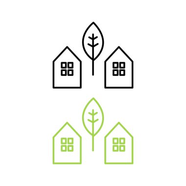 Natural Eco Homes Sign, Symbol, Logo