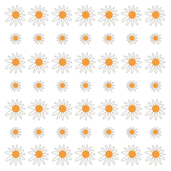 Floral Rétro Fond Motif Texture — Image vectorielle