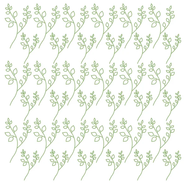 Ramas Árboles Verdes Naturales Fondo Textura Patrón — Archivo Imágenes Vectoriales