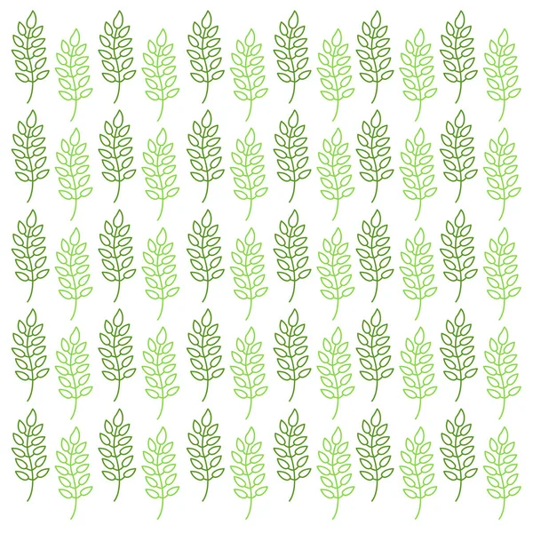 Natuurlijke Groene Boomtakken Achtergrond Textuur Patroon — Stockvector