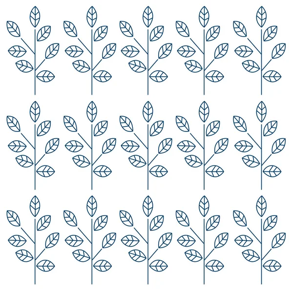 Branches Naturelles Arbres Verts Arrière Plan Texture Motif — Image vectorielle