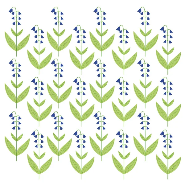 Естественные Весенние Цветы Текстура Фон Узор Весна 2023 — стоковый вектор