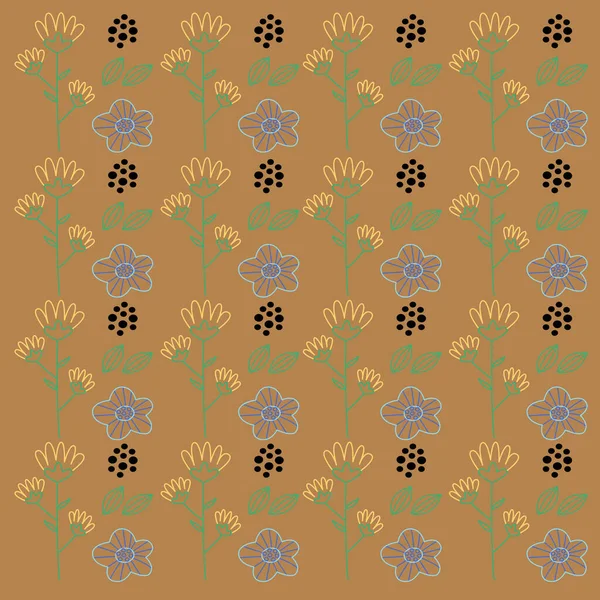 Ретро Барвисті Весняні Трави Папір Текстура Фон — стоковий вектор