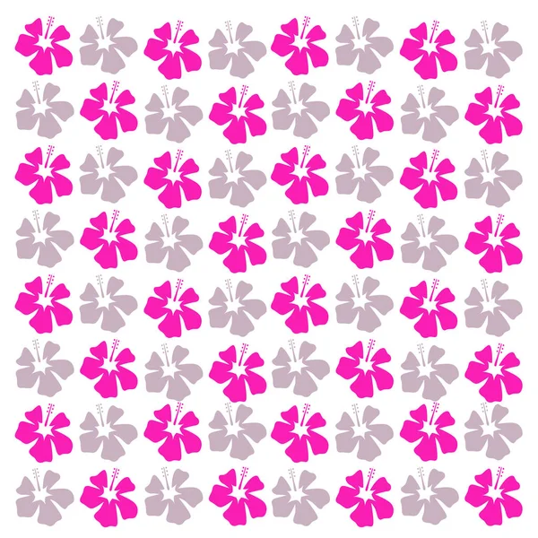 新鮮なヴィンテージエキゾチックな花のパターン テクスチャ — ストックベクタ