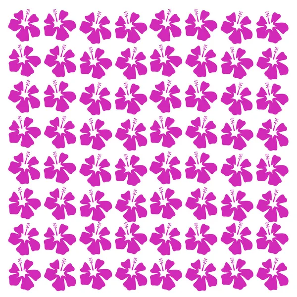 Φρέσκα Εξωτικά Λουλούδια Μοτίβο Υφή Φόντο — Διανυσματικό Αρχείο