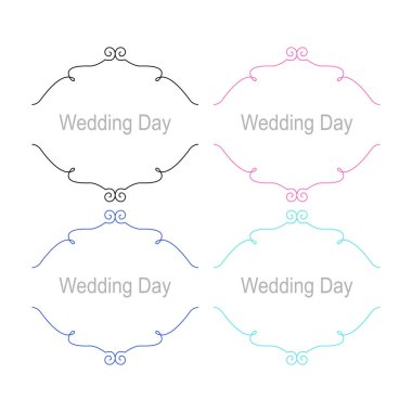 Lüks Düğün Günleri Etiketleri