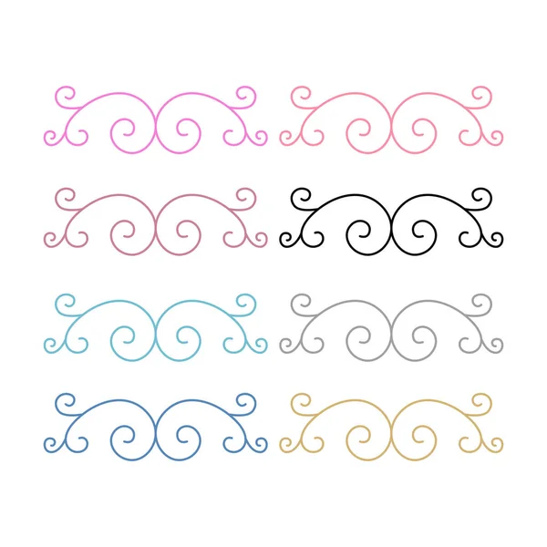 Luxury Ornamental Wedding Design Elements Perfect Invitations Tags Labels — Stock Vector