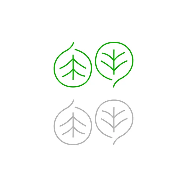 Prodotto Agricolo Bio Naturale Freschero Eco Agricoltura Verde Logo Del — Vettoriale Stock