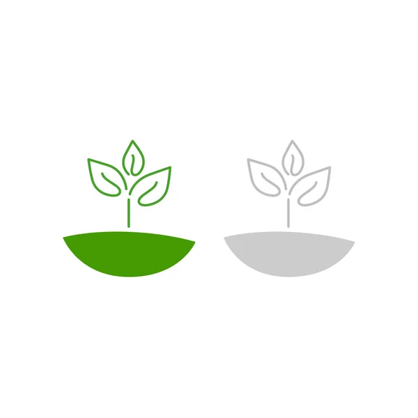 Természetes Szervezeti Farmányos Élelmiszerek Eco Bio Raw Food Terméktermék Logo — Stock Vector
