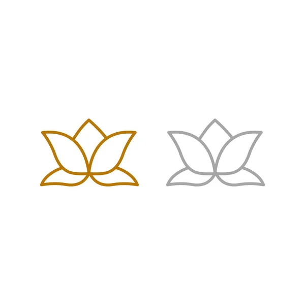 Бронированный Лотус Логотип Симбол Изолированный Белом — стоковый вектор