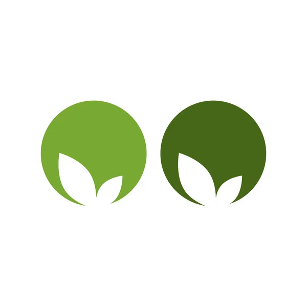 Agricultura Orgánica Natural Alimentación Fresca Producto Alimental Eco Bio Logo — Archivo Imágenes Vectoriales