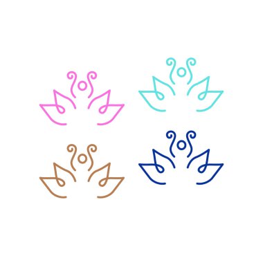 HOŞGELDİNİZ YOGA STÜDYOSU İMBOL VECTOR