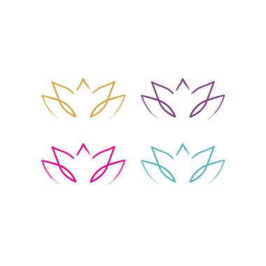 Ayurveda Resort, Otel İmza Sembol Logo Vektörü