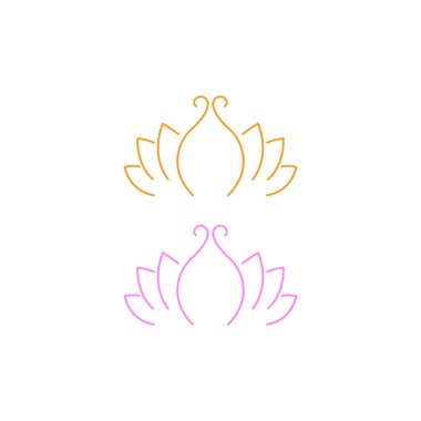 Ayurveda Resort, Otel İmza Sembol Logo Vektörü