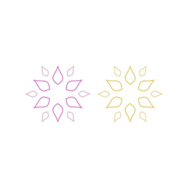 Ayurveda Resort, Otel İmza Sembol Logo Vektörü