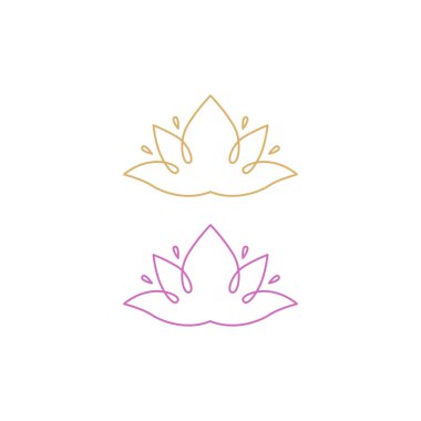 Ayurveda Resort, Otel İmza Sembol Logo Vektörü