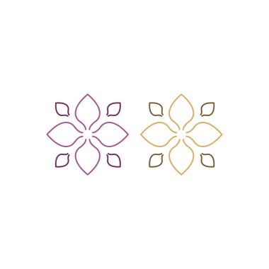 Ayurveda Resort, Otel İmza Sembol Logo Vektörü