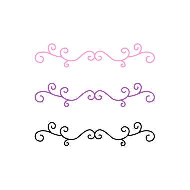 Lüks Süslemeler Sembol Logo Vektörünü İmzala