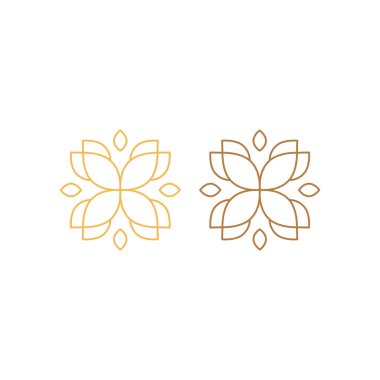 Ayurveda Resort, Otel İmza Sembol Logo Vektörü