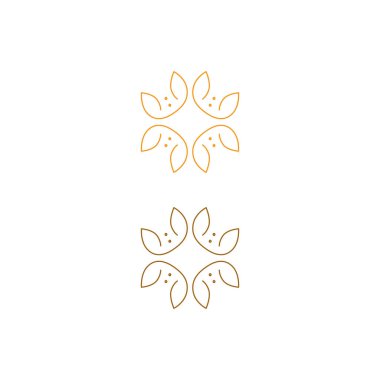 Ayurveda Resort, Otel İmza Sembol Logo Vektörü