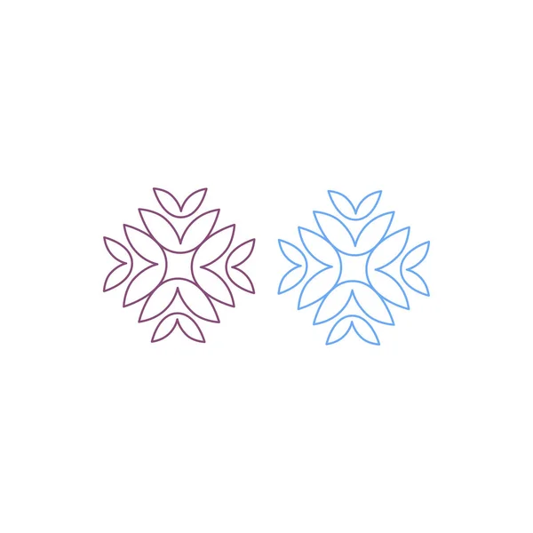 Курорт Аюрведи Символ Готелю Векторний Логотип — стоковий вектор
