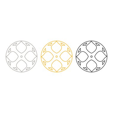 Ayurveda Resort, Otel İmza Sembol Logo Vektörü