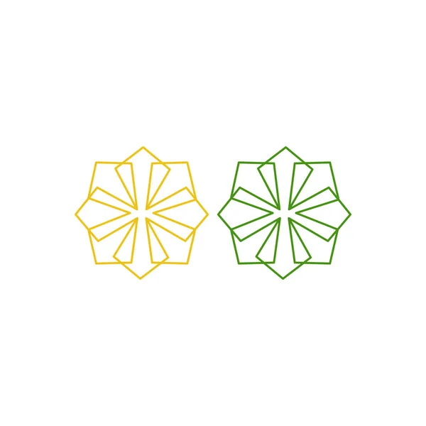Ayurveda Wellness Resort Sign Symbol Logo Vector — 图库矢量图片