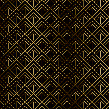 Lüks Geometrik Desen Doku Vektörü