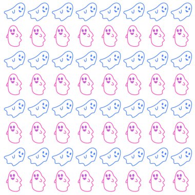 Cadılar Bayramı Hayaletleri Korkunç Desen Arkaplan DokusuName