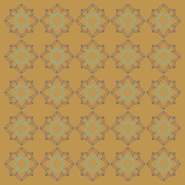 Lüks Süslü Desensel Döşeme Arkaplan Vektörü