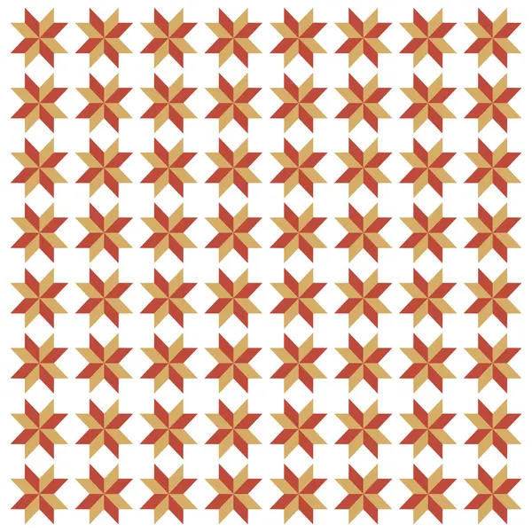 Retro Christmas Stars Pattern Texture Background — Stock Vector