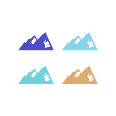 Moutains Hills Sembol Logosu Seti 