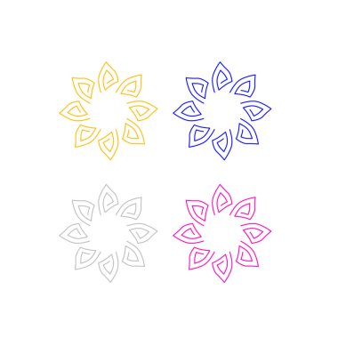 AYURVEDA HOŞGELDİNİZ ORNAMENTAL MANDALAS DESIGN beyaza çevirildi