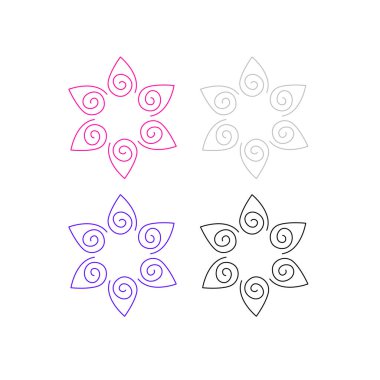 AYURVEDA HOŞGELDİNİZ ORNAMENTAL MANDALAS DESIGN beyaza çevirildi