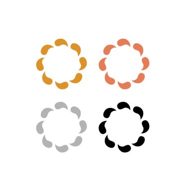 Ayurveda, Spa, Masaj Resort Süsleme Logosu Sembol Vektörü