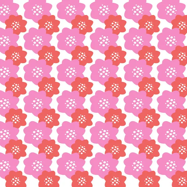 Floral Colorful Pattern Texture Background Vector — Stock Vector