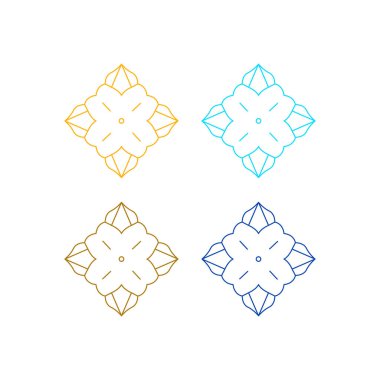 Lüks sağlık Ayurveda Spa Tatil Tabelası Sembol Logo Vektörü