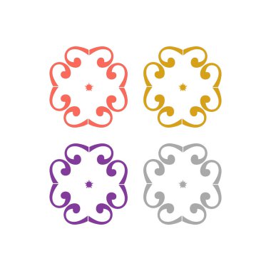 Lüks sağlık Ayurveda Spa Tatil Tabelası Sembol Logo Vektörü