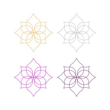 Lüks sağlık Ayurveda Spa Tatil Tabelası Sembol Logo Vektörü