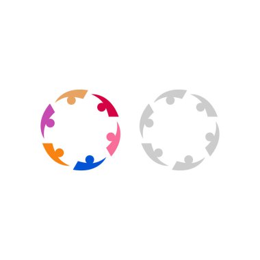 KÖRÜL İNSANLARI İŞARETİ İŞARETİ BÖLÜM BÖLGESİ Logo VECTOR