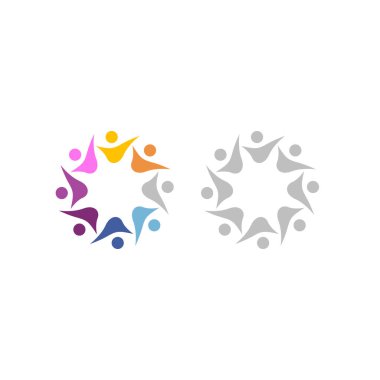 KÖRÜL İNSANLARI İŞARETİ İŞARETİ BÖLÜM BÖLGESİ Logo VECTOR