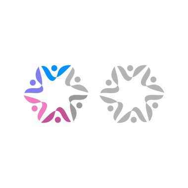 Birlikte Takım Çalışması İşaret İşareti Sembolü Logosu