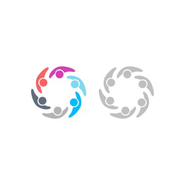 Birlikte Takım Çalışması İşaret İşareti Sembolü Logosu