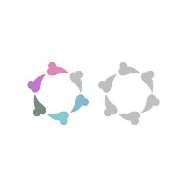 Birlikte Takım Çalışması İşaret İşareti Sembolü Logosu