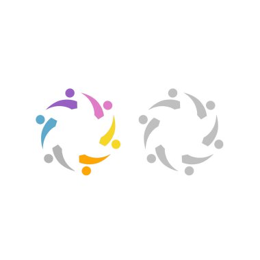 Birlikte Takım Çalışması İşaret İşareti Sembolü Logosu