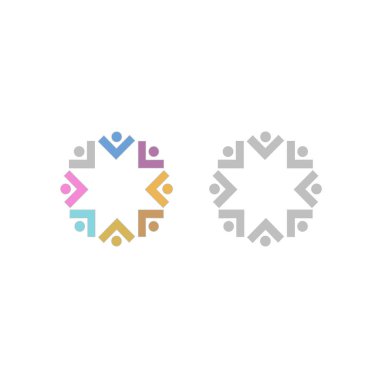 Birlikte Takım Çalışması İşaret İşareti Sembolü Logosu