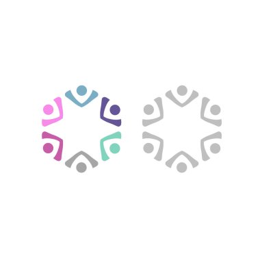 Birlikte Takım Çalışması İşaret İşareti Sembolü Logosu